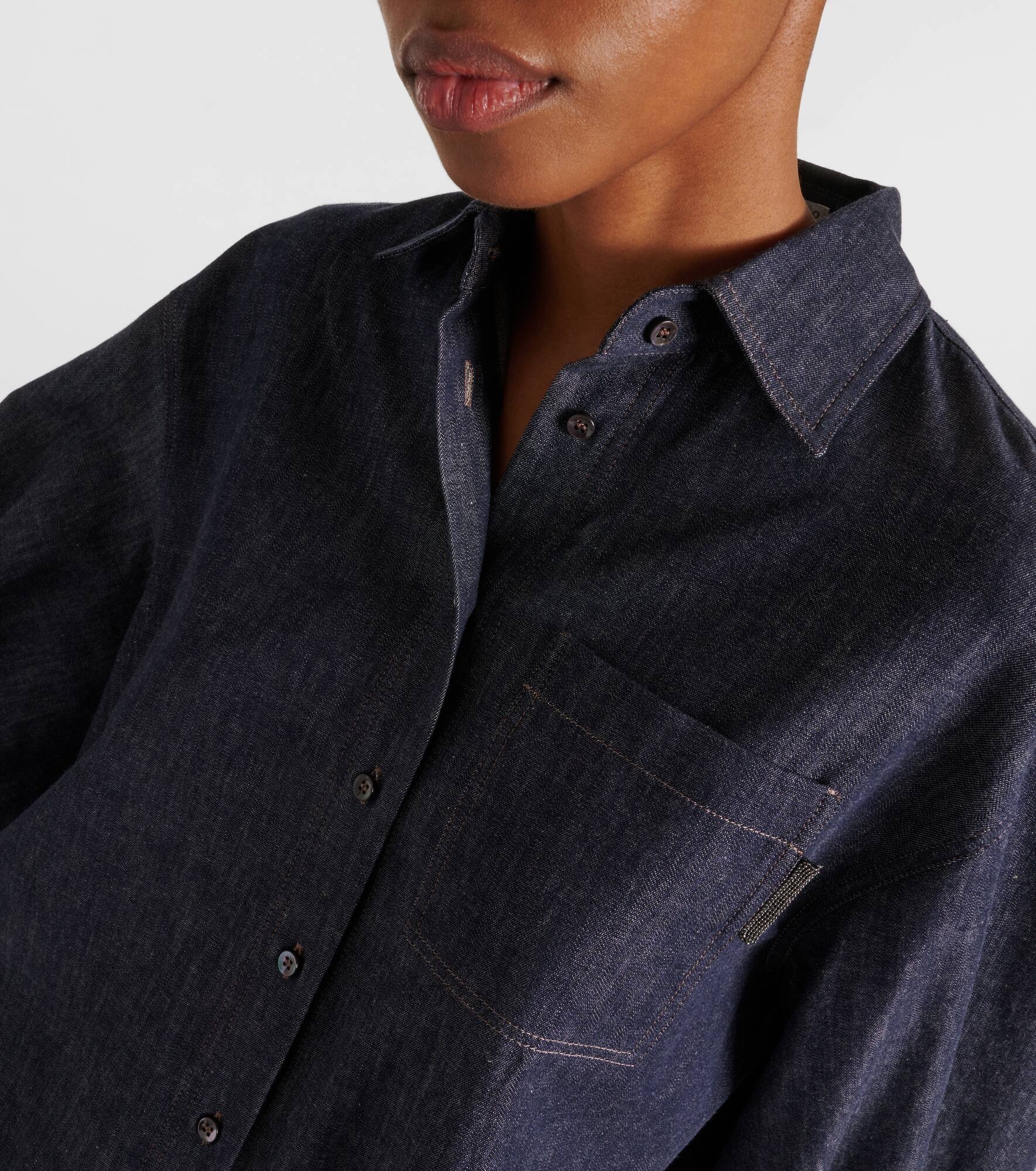 Denim overshirt - 4