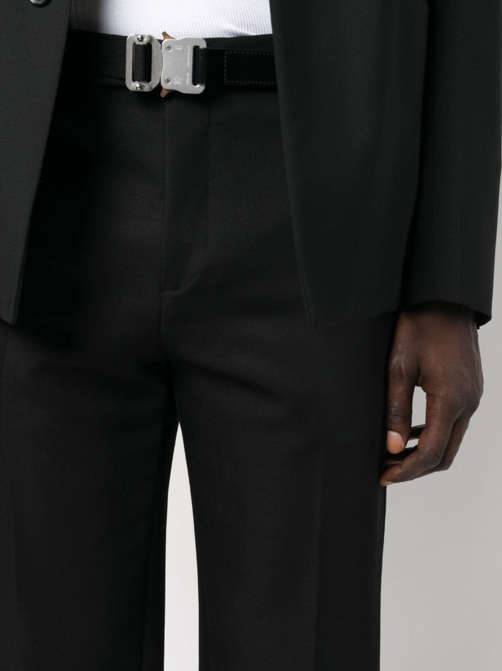 straight-leg tailored trousers - 5