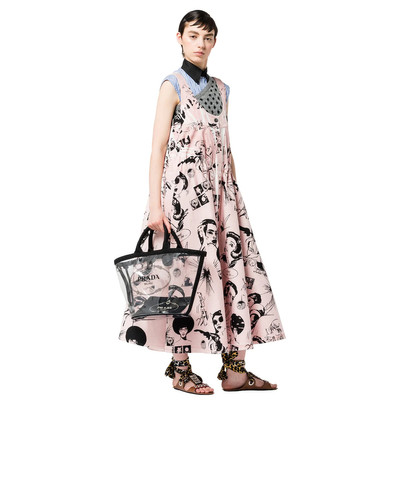 Prada Fabric and Plexiglas handbag outlook