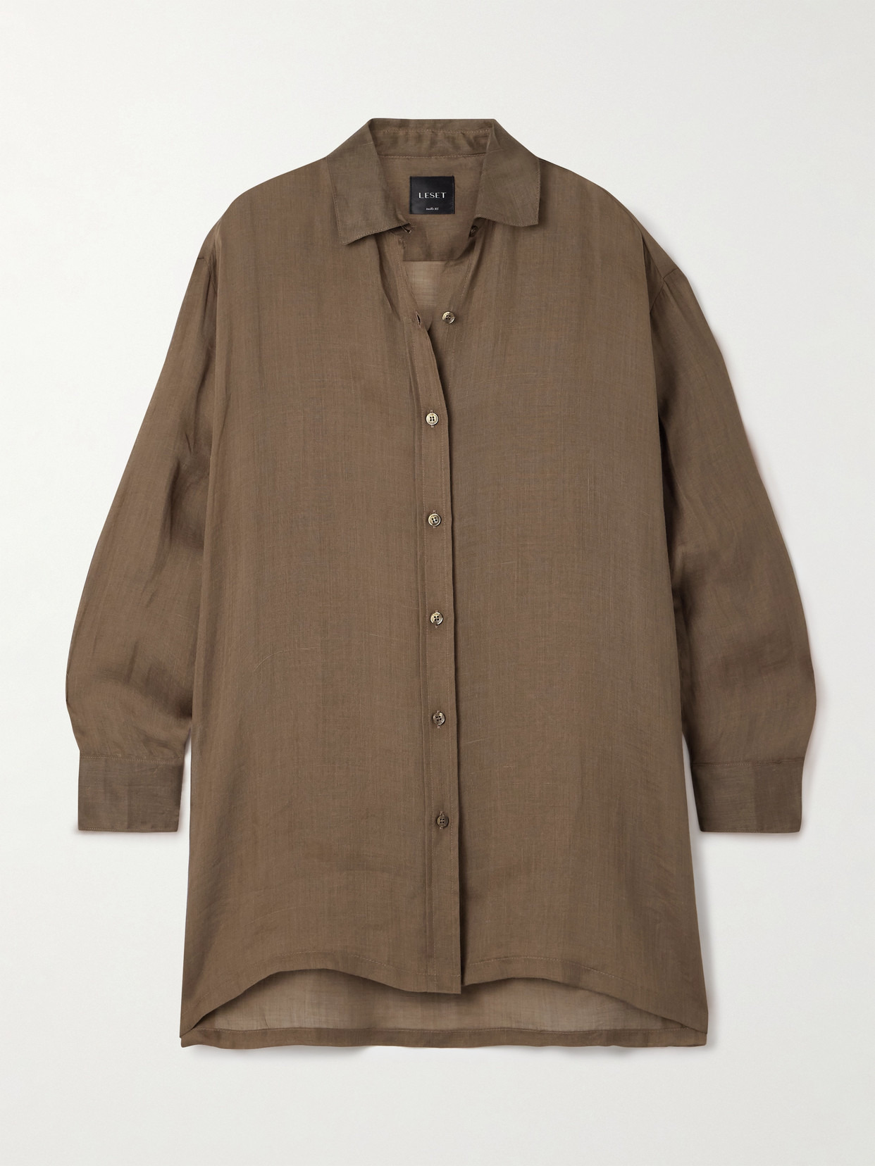 Niko Oversized Ramie Shirt - 1