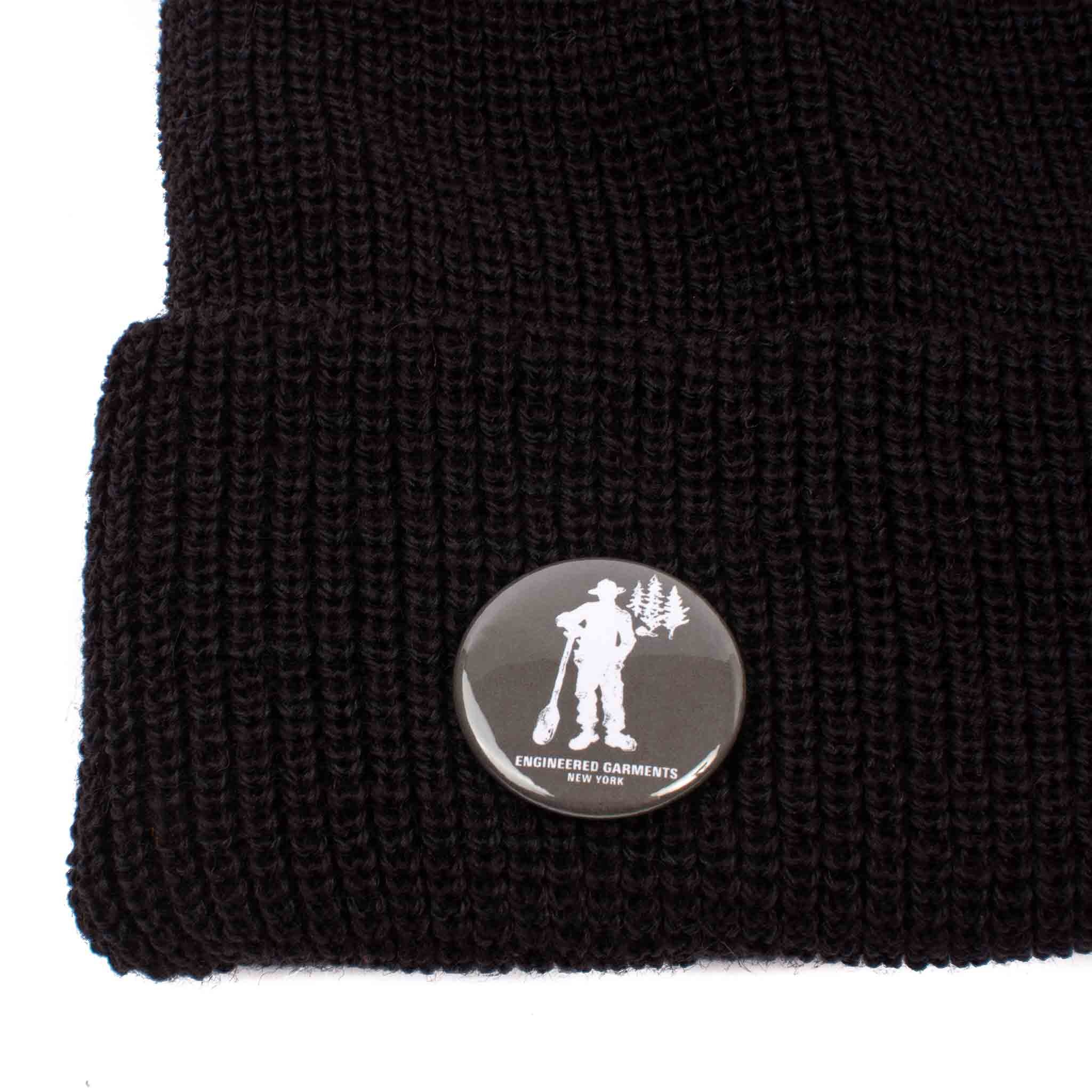 Wool Watch Cap Black - 2