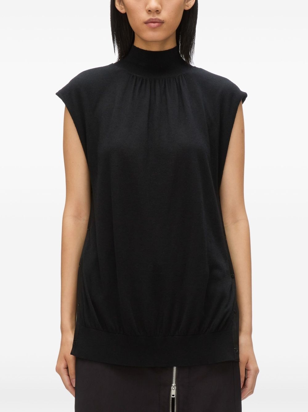 mock-neck top - 4