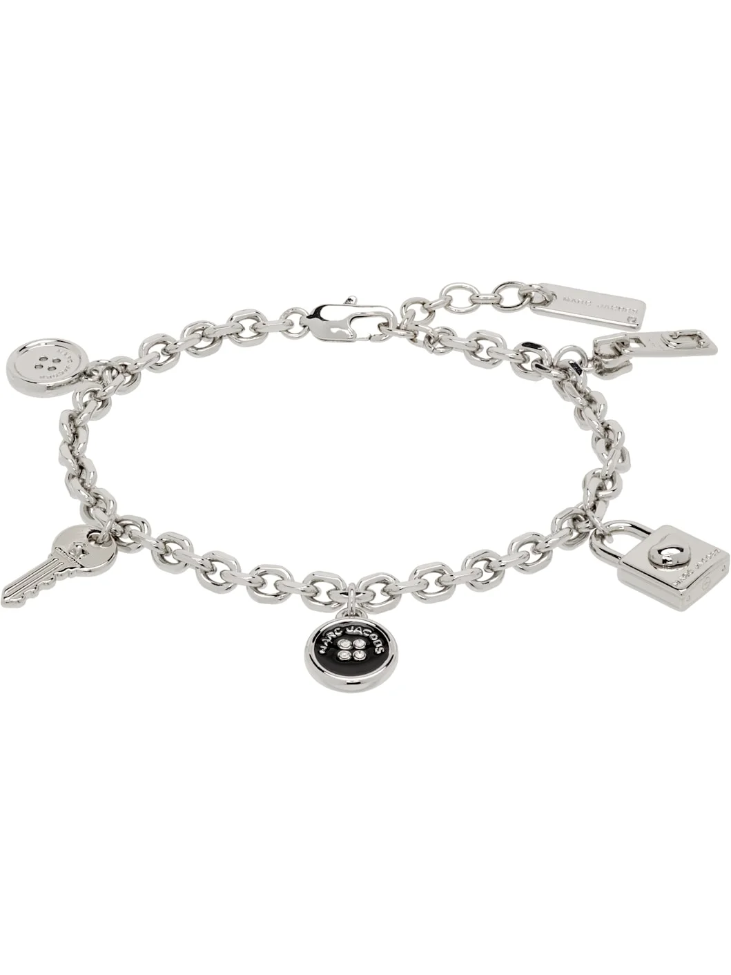Button Charm Bracelet - 1