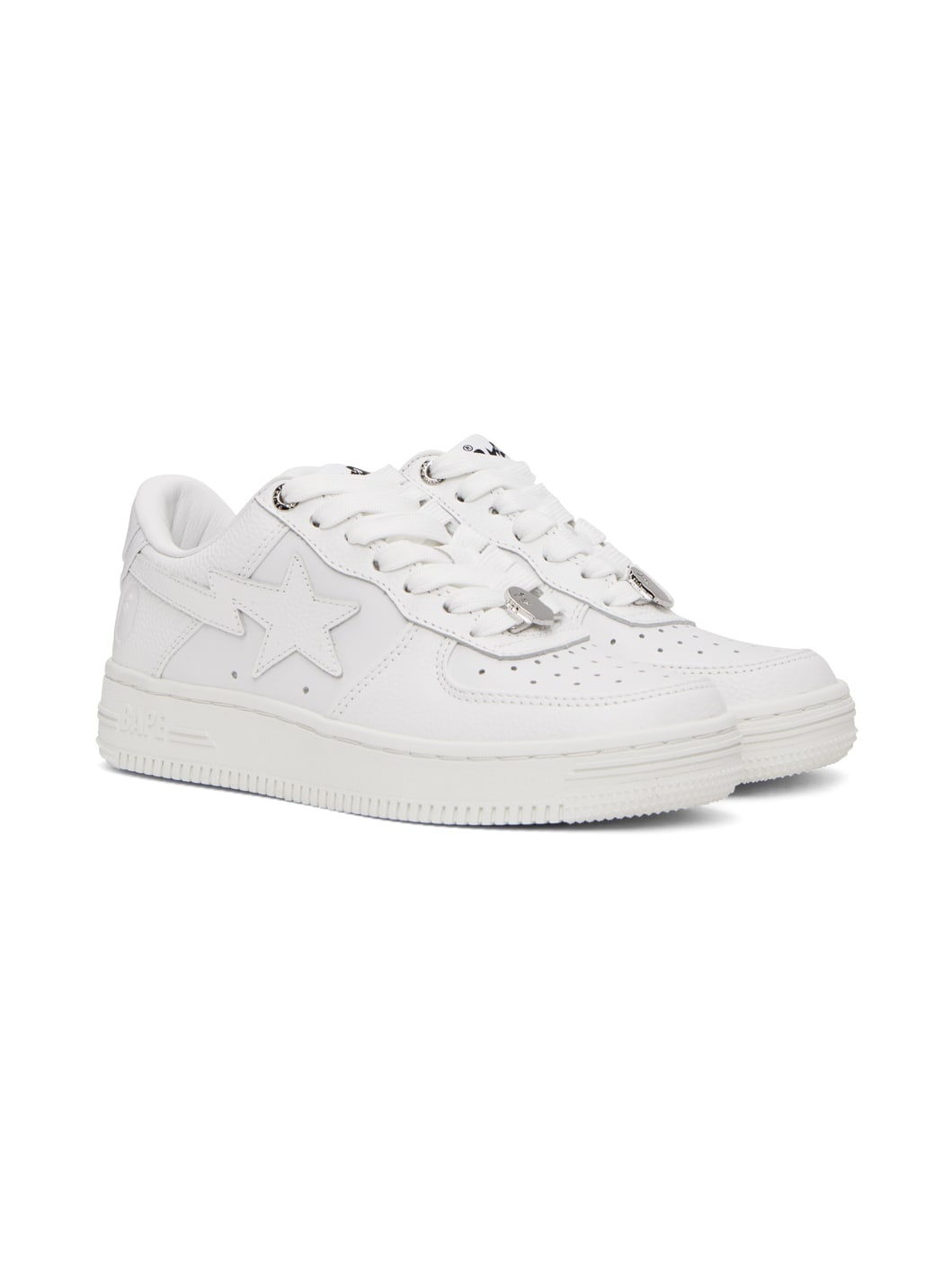 White STA #6 Sneakers - 4