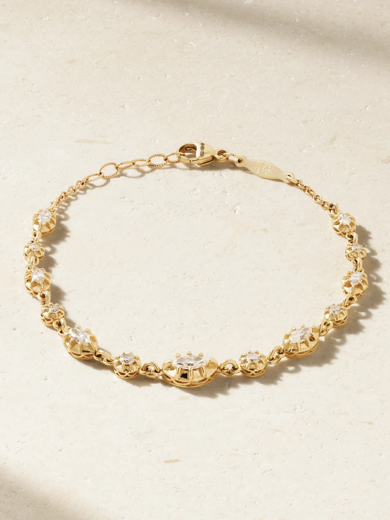 Sophia 14-karat Gold Diamond Bracelet - 1
