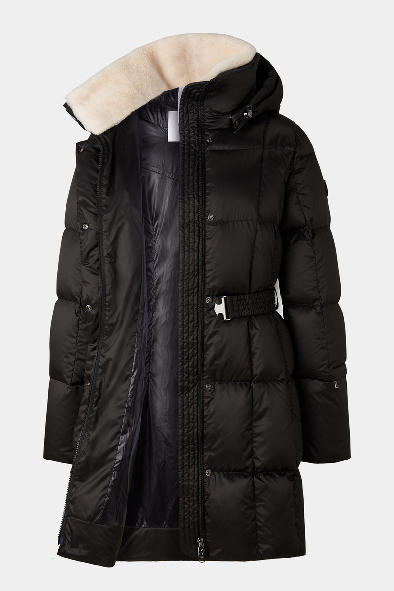 Nicci Down coat in Black 8