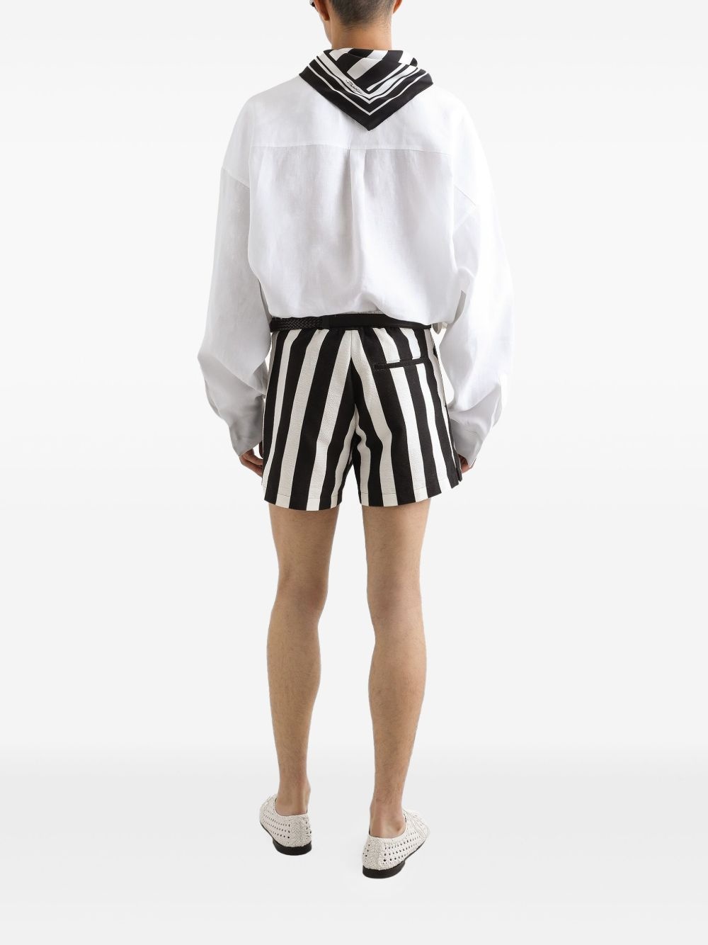 striped shorts - 3