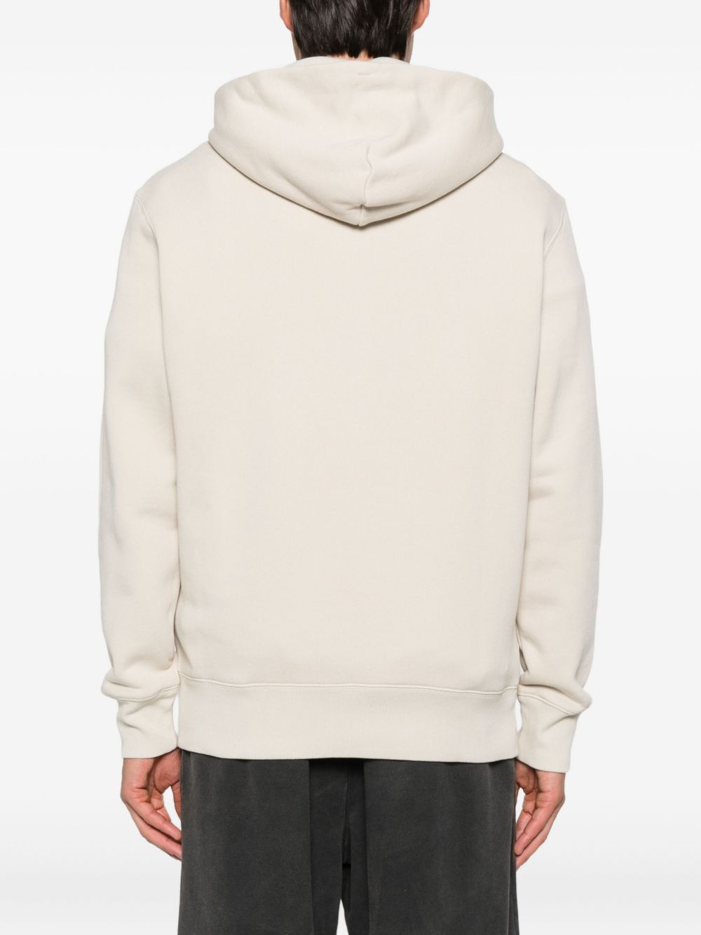 embroidered-logo hoodie - 4