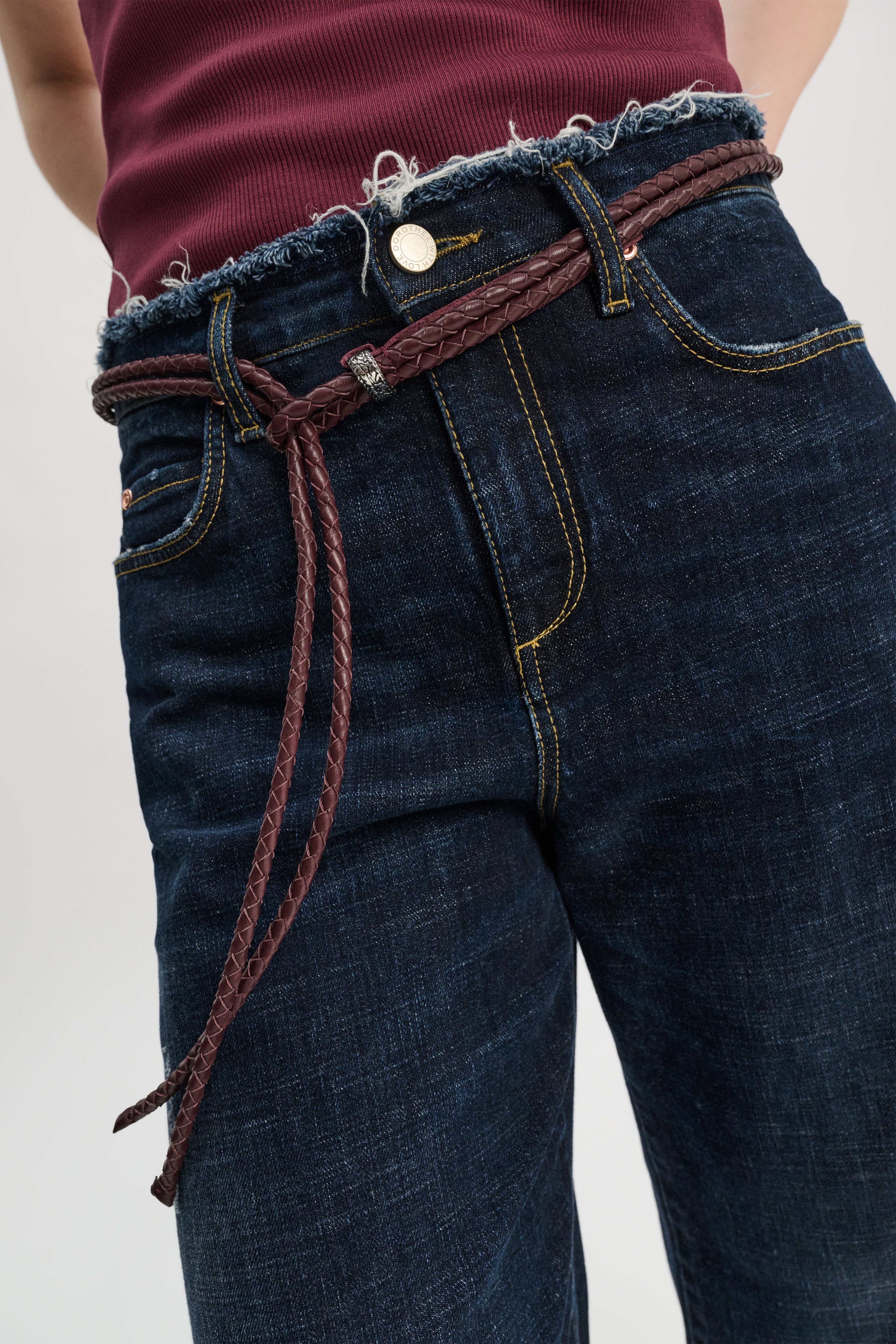 WOVEN ELEGANCE Cord belt - 4