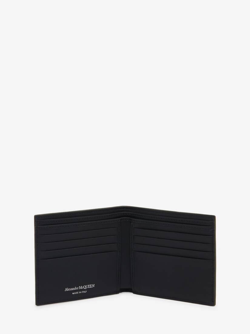 Men's McQueen Graffiti Billfold Wallet in Khaki - 2
