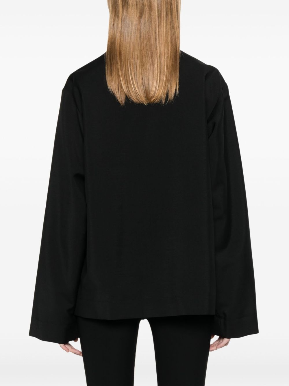 mandarin-closure jacket - 4