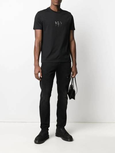 Neil Barrett logo-patch denim jeans outlook