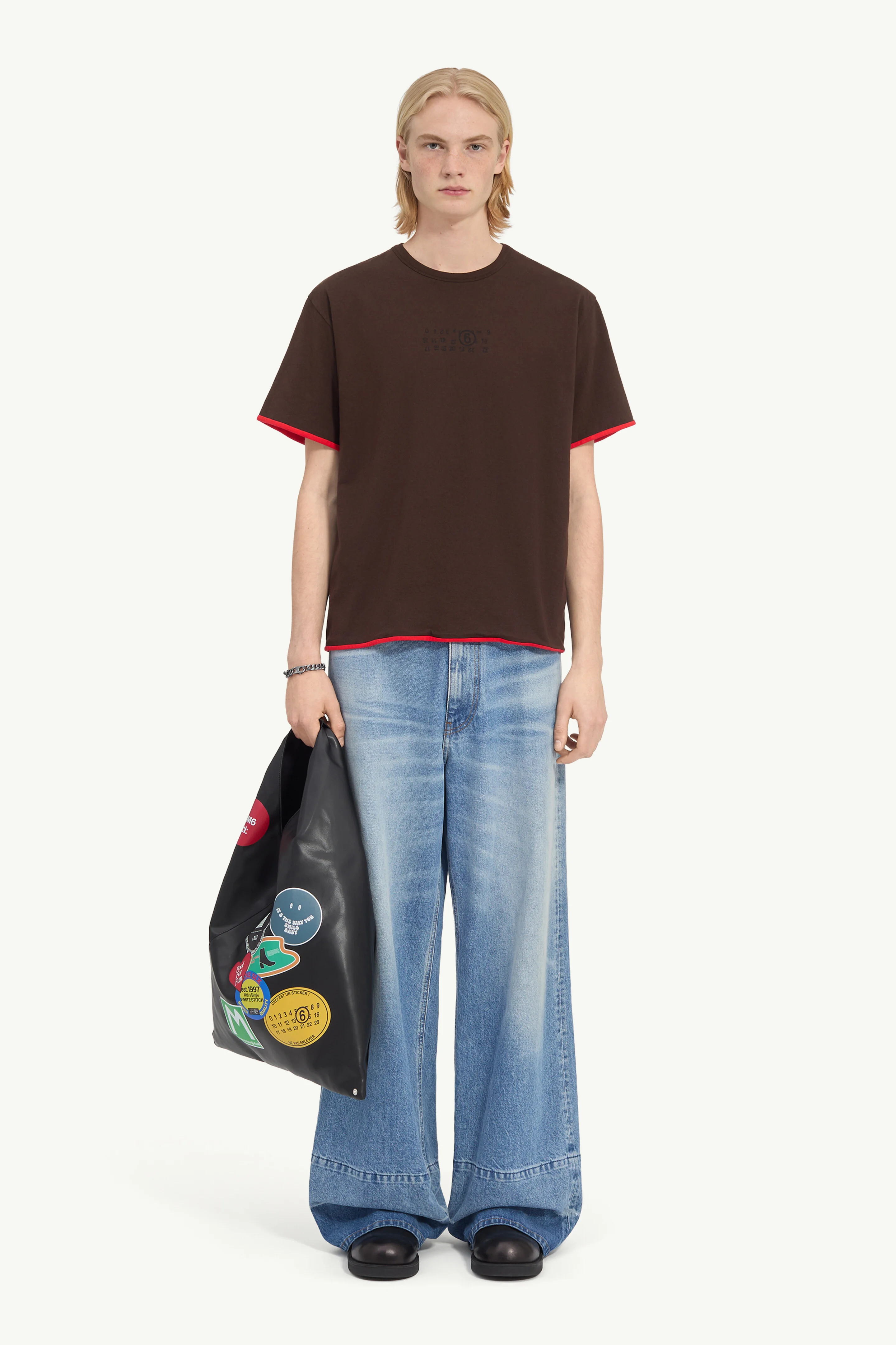 Reversible cotton T-shirt - 1