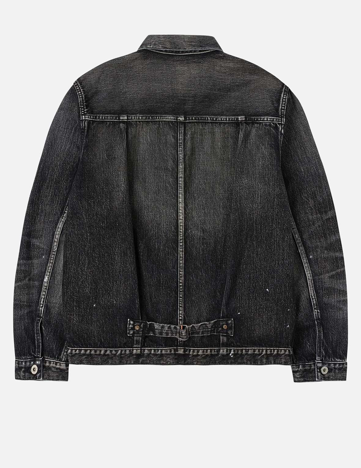 Seagull Print Regular Fit Denim Trucker Jacket - 2