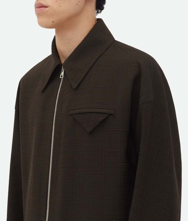 Viscose And Silk Criss-Cross Kimono Jacket 4