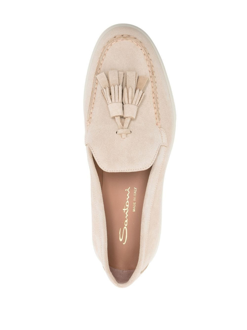 tassel-detail suede loafers 4