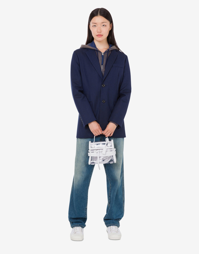 MOSCHINO TIE ME SMALL HAND BAG 4