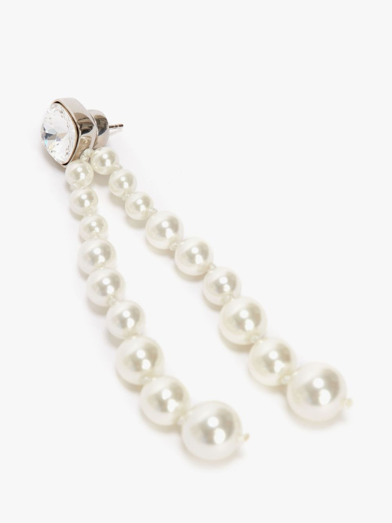 CHANDELIER PEARL & CRYSTAL EARRINGS 4