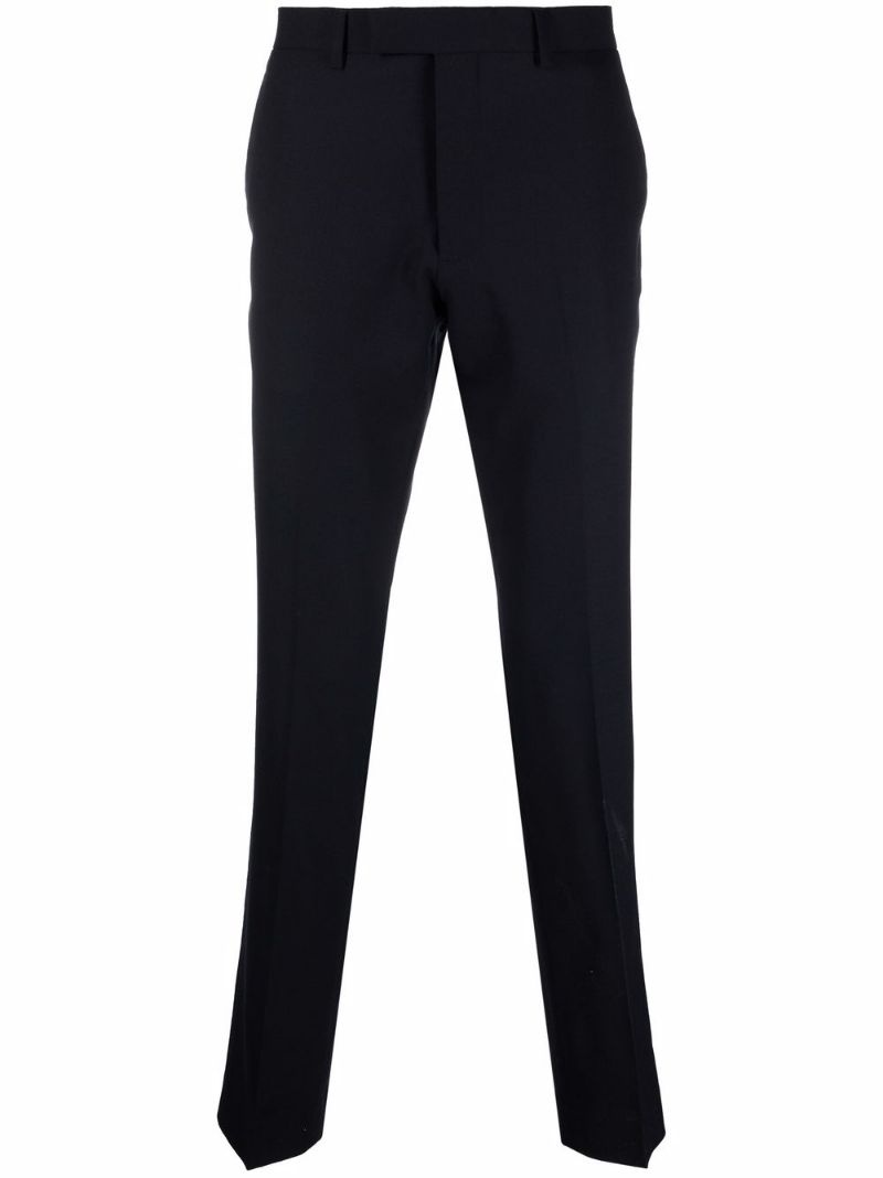 tailored straight-leg trousers - 1