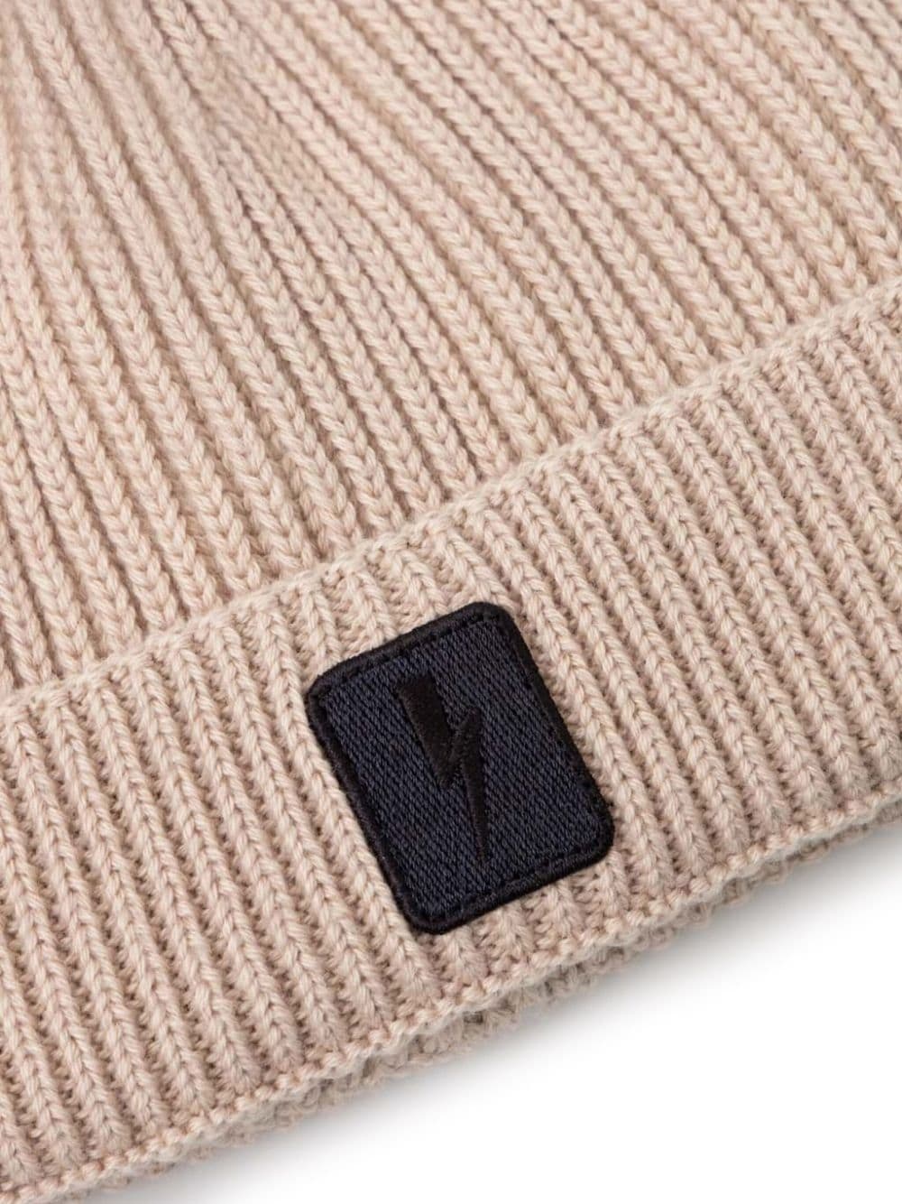 logo-appliqué beanie - 2