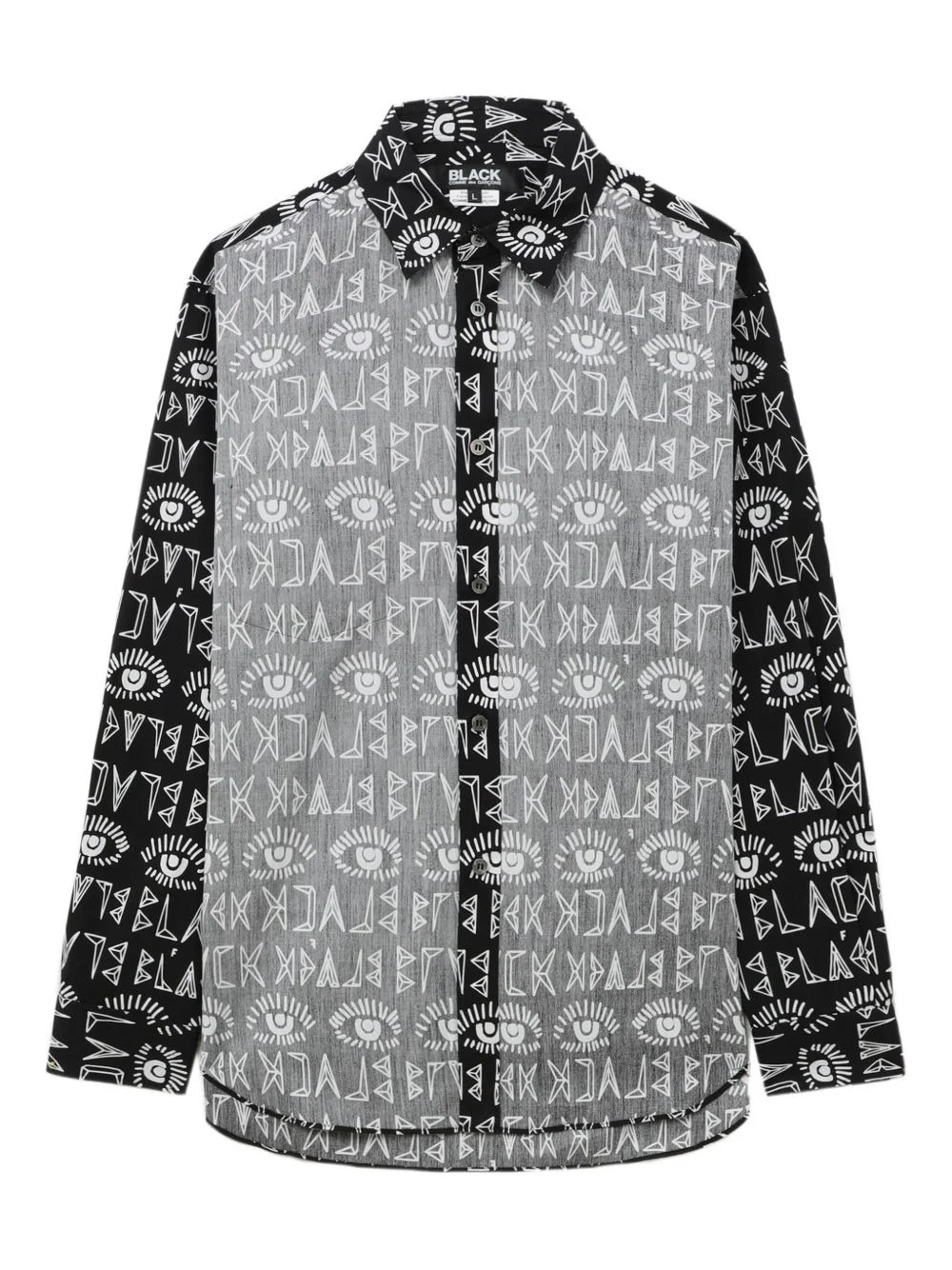 graphic-motif shirt - 1