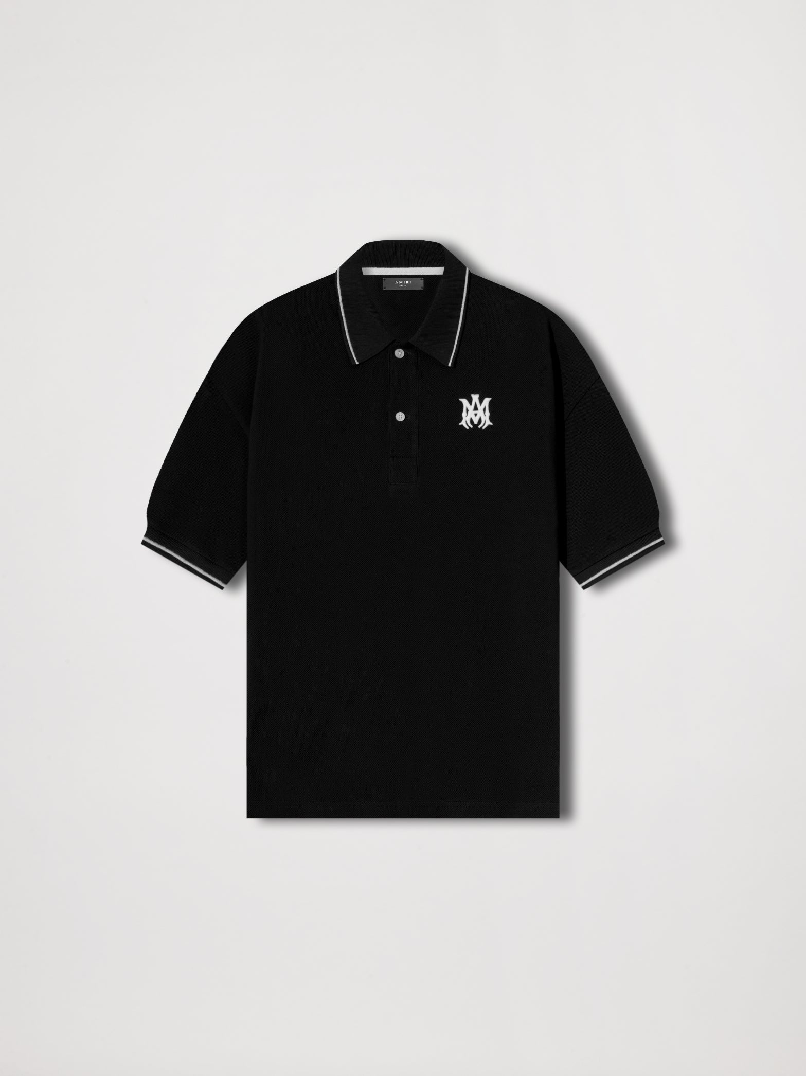 SOLID SHORT SLEEVE POLO - 1