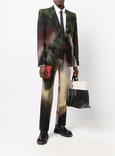 Off-White abstract-print single-breasted suit outlook