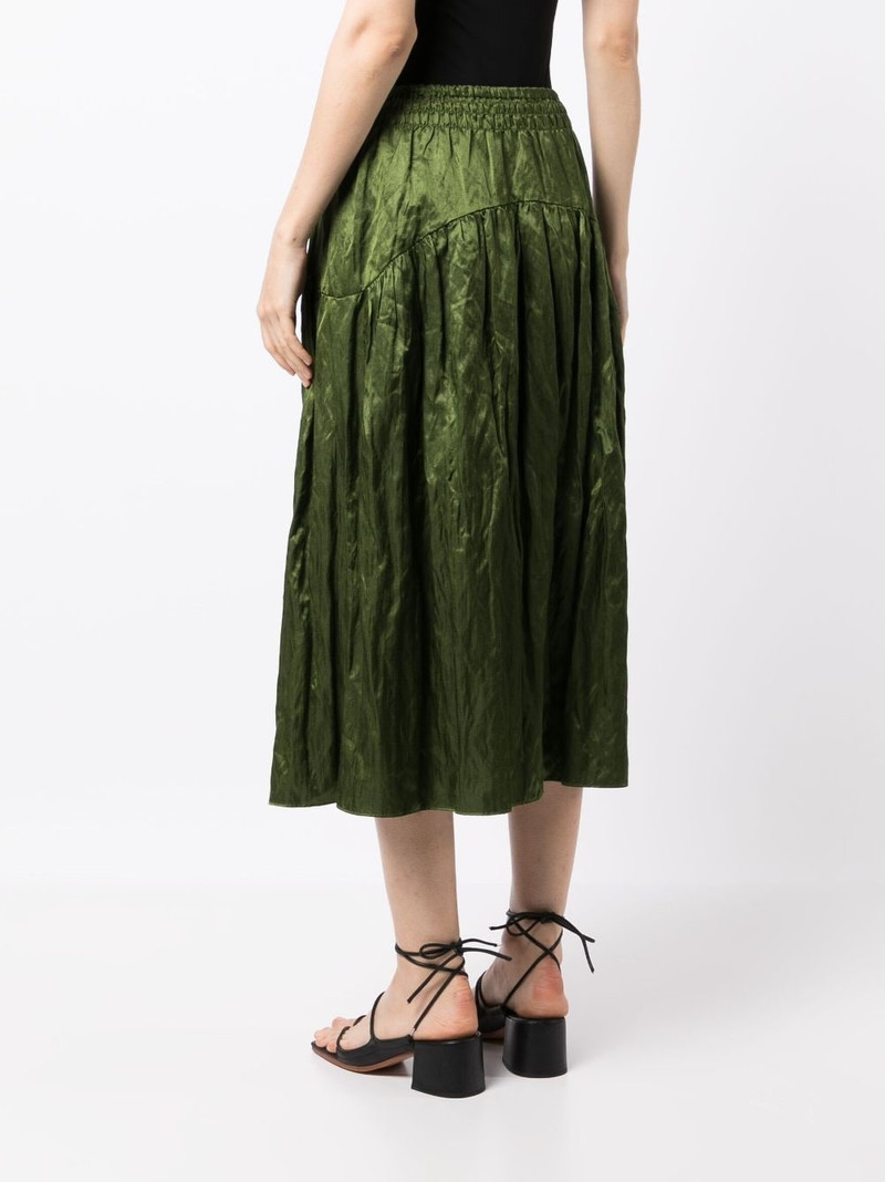 crushed A-line skirt 4