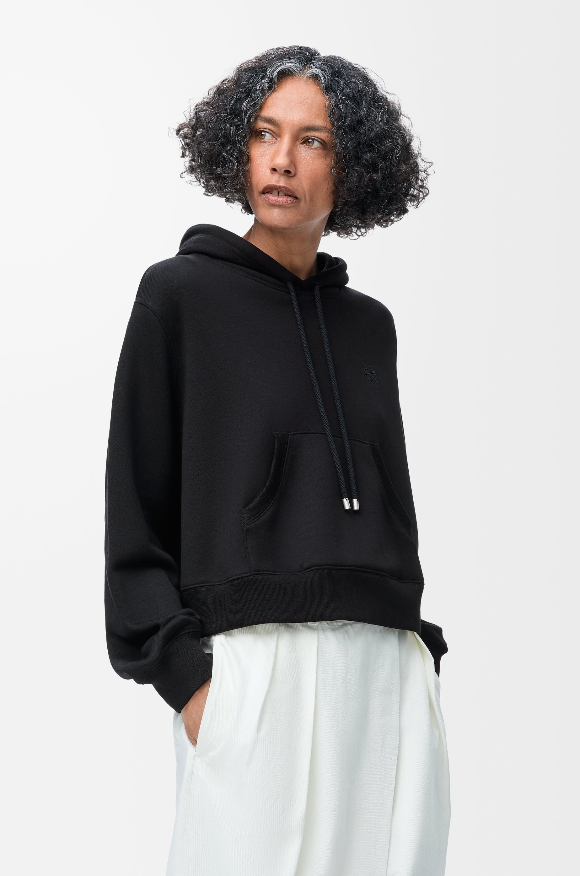 Trapeze hoodie in cotton blend - 3