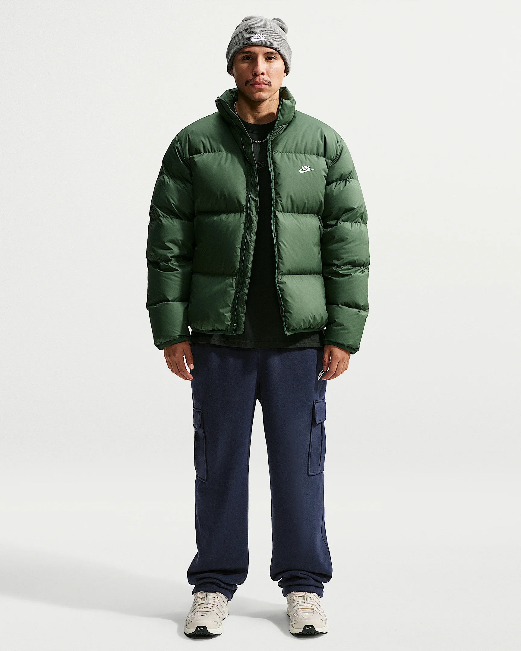 Nike Club Men's Fleece Open-Hem Cargo Pants - 1