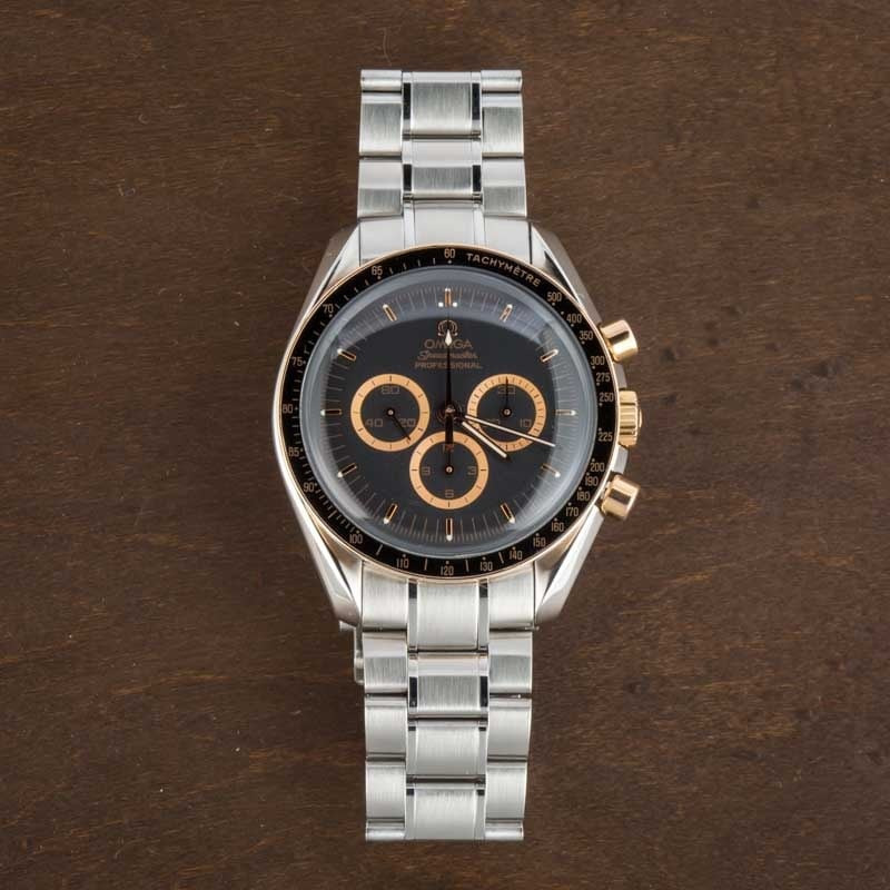 Omega Speedmaster 3366.51.00 Red Gold on Steel - 5