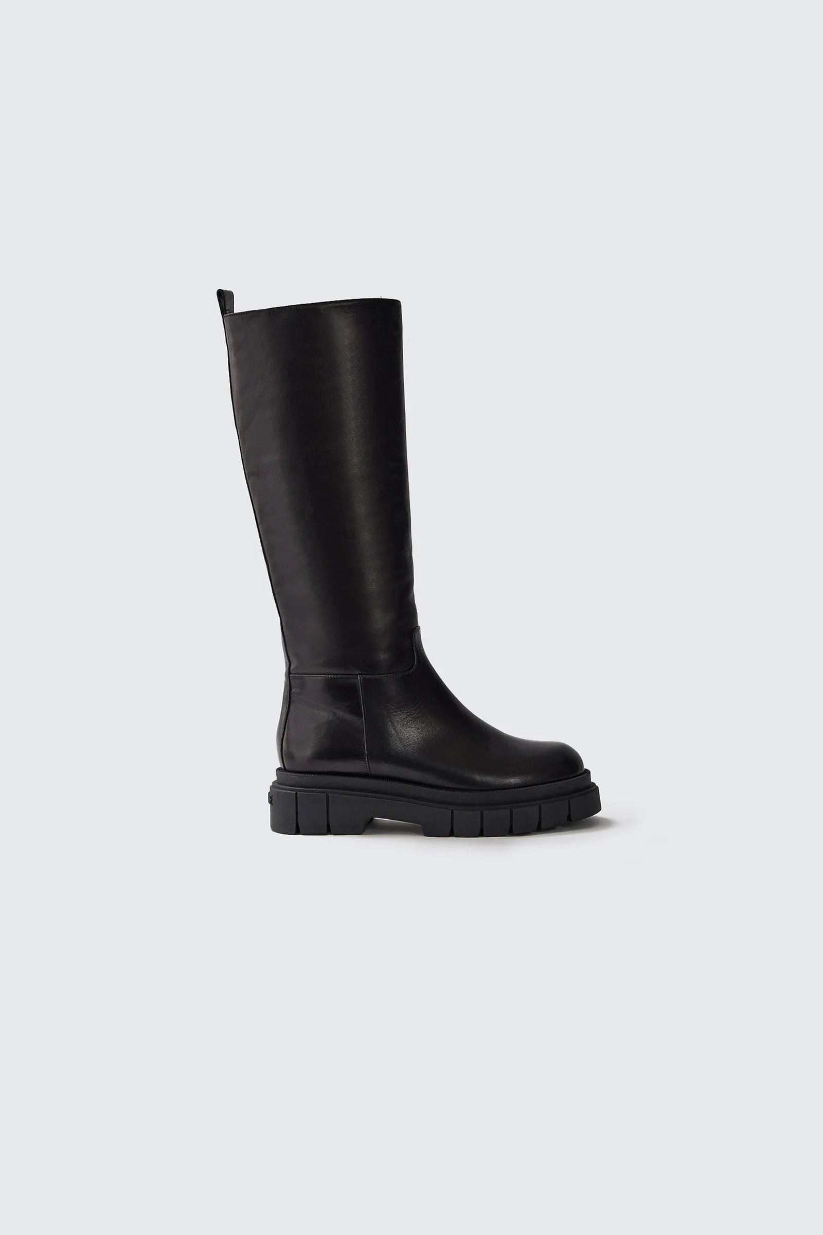 COMMANDER shearling-lined lug sole (R) Leather boot for women - 1