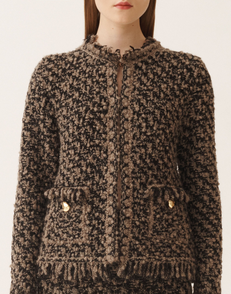Jacket in tweed and sequins 5