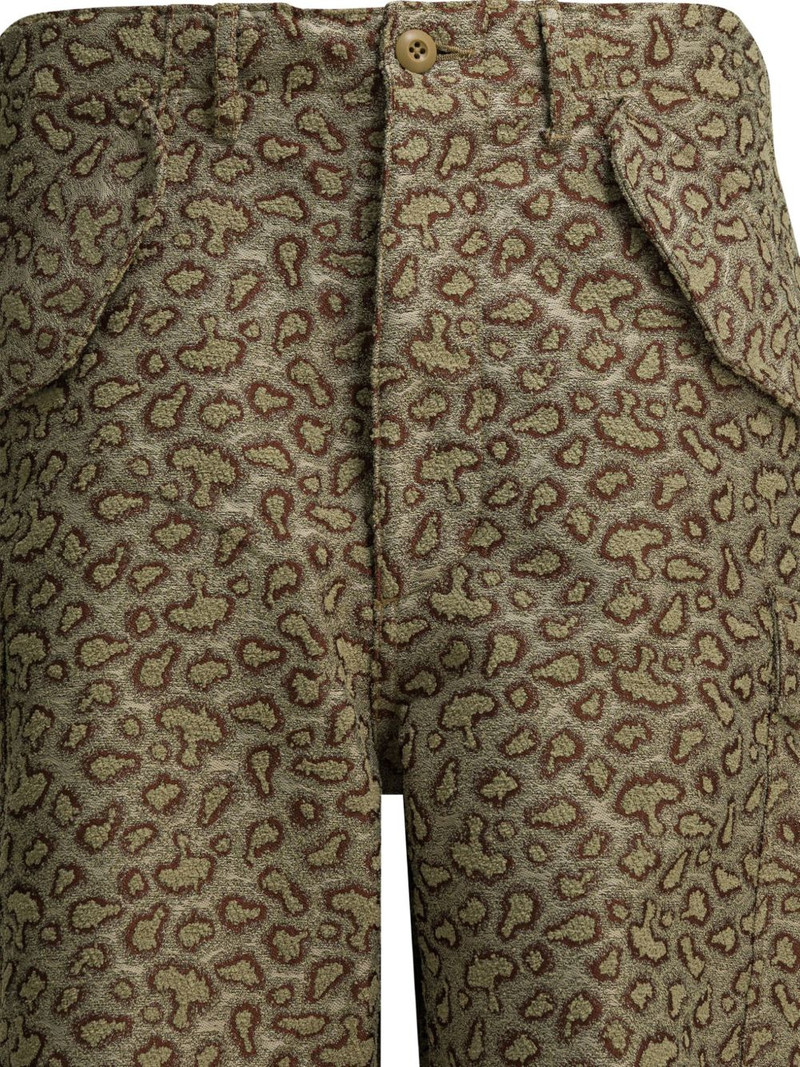 cargo animal-print trousers 3