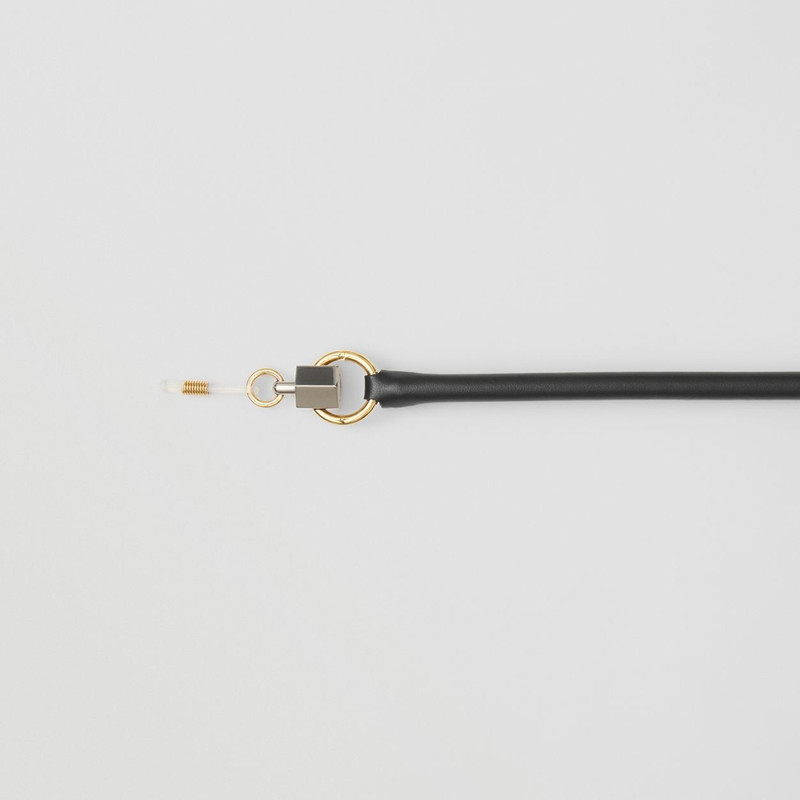 Burberry Metallic Detail Leather Eyewear Lanyard outlook