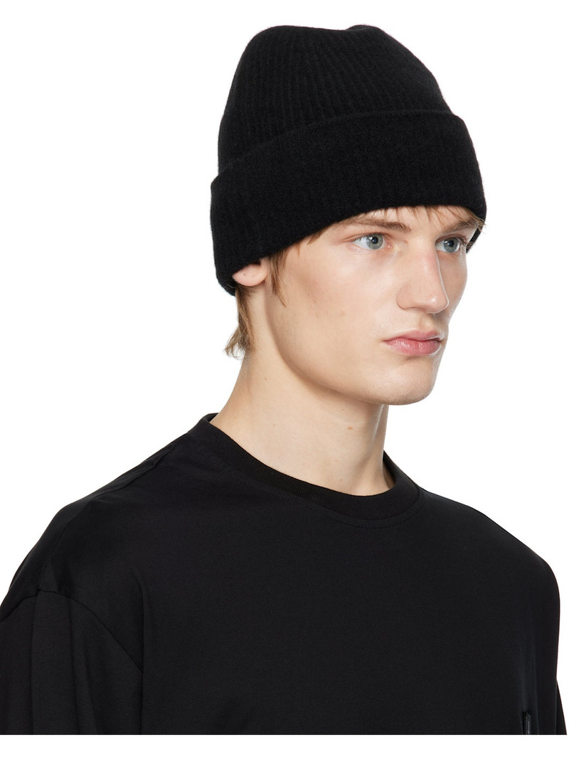 Wooyoungmi Black Knit Beanie outlook