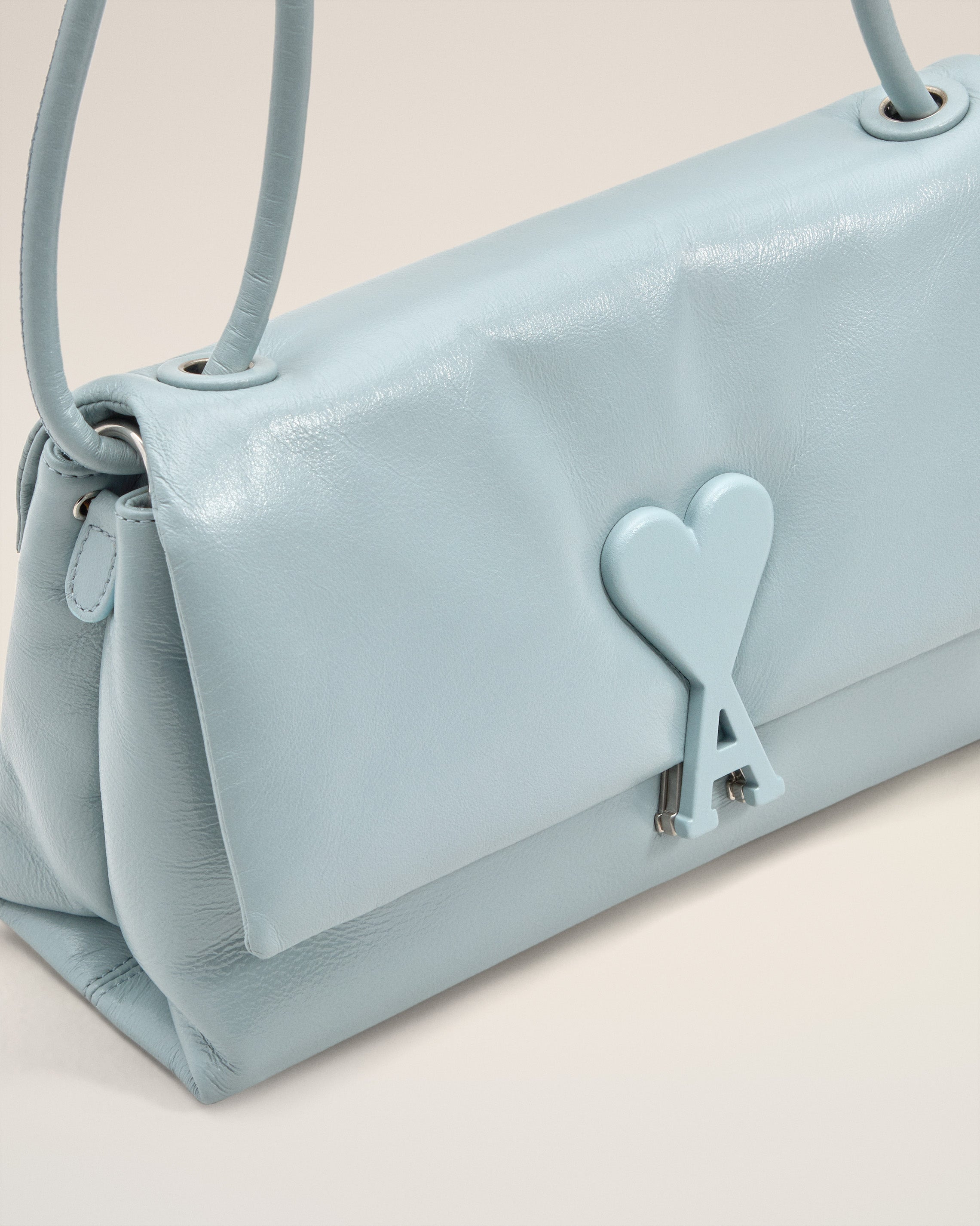 BLUE SMOOTH LEATHER VOULEZ VOUS BAG - 5