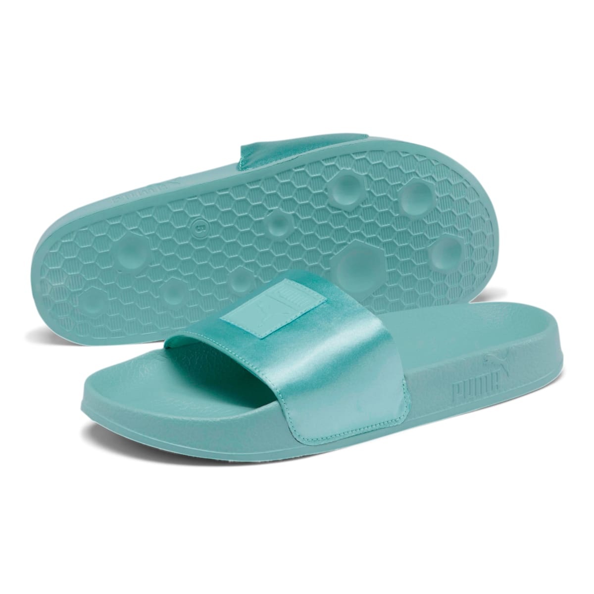 (WMNS) PUMA Leadcat Satin Green Slippers 365338-03 - 2