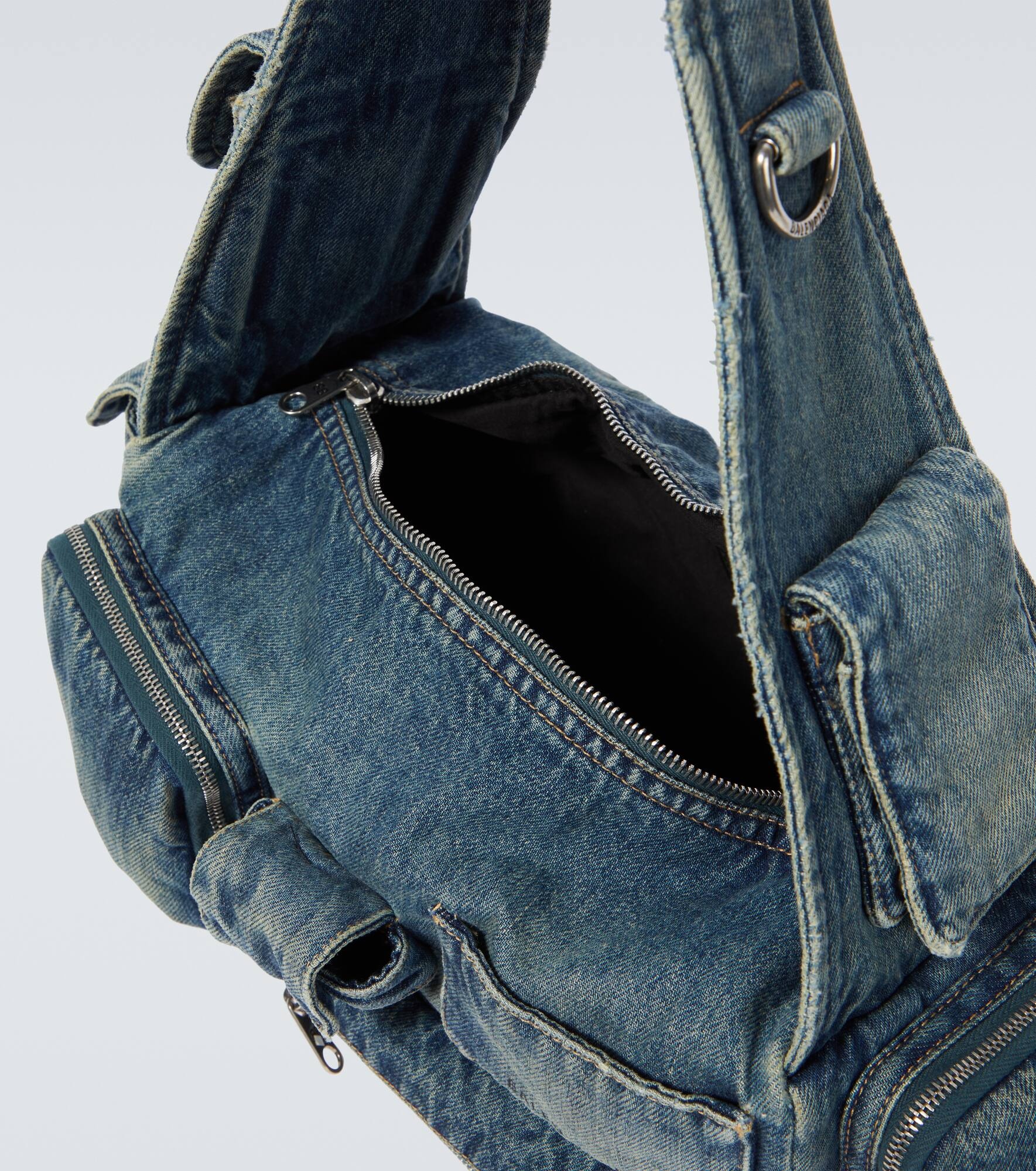 Superbusy Sling Small denim shoulder bag - 4