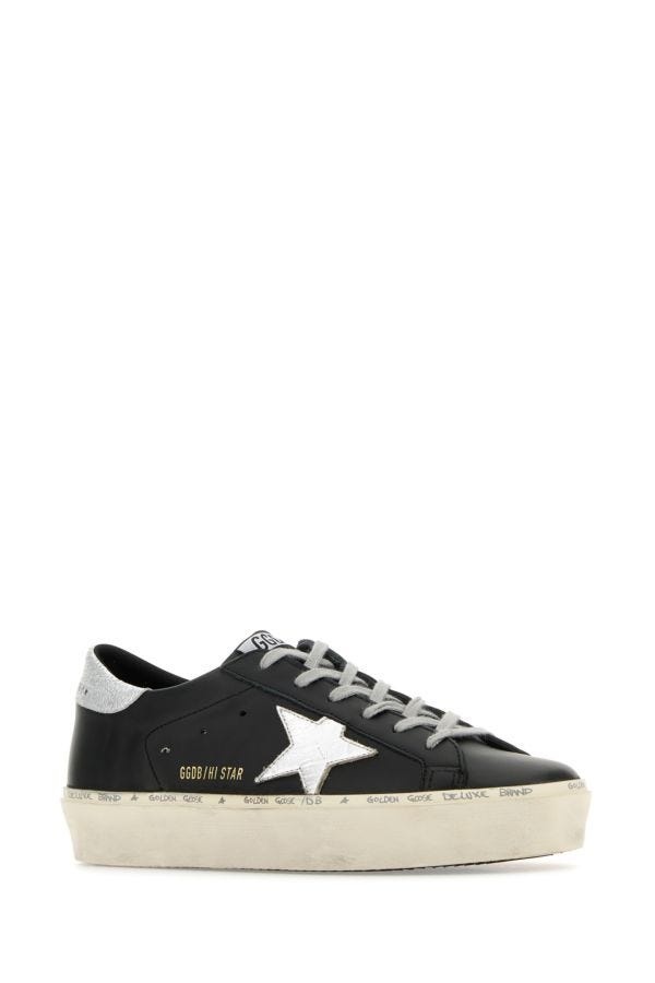 Black leather Hi Star sneakers - 2