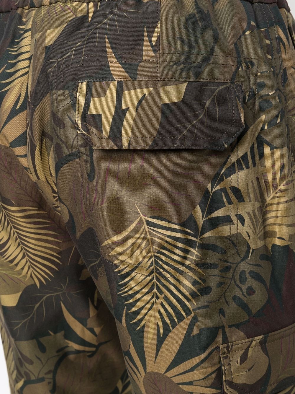 Jungle-print cargo trousers - 5