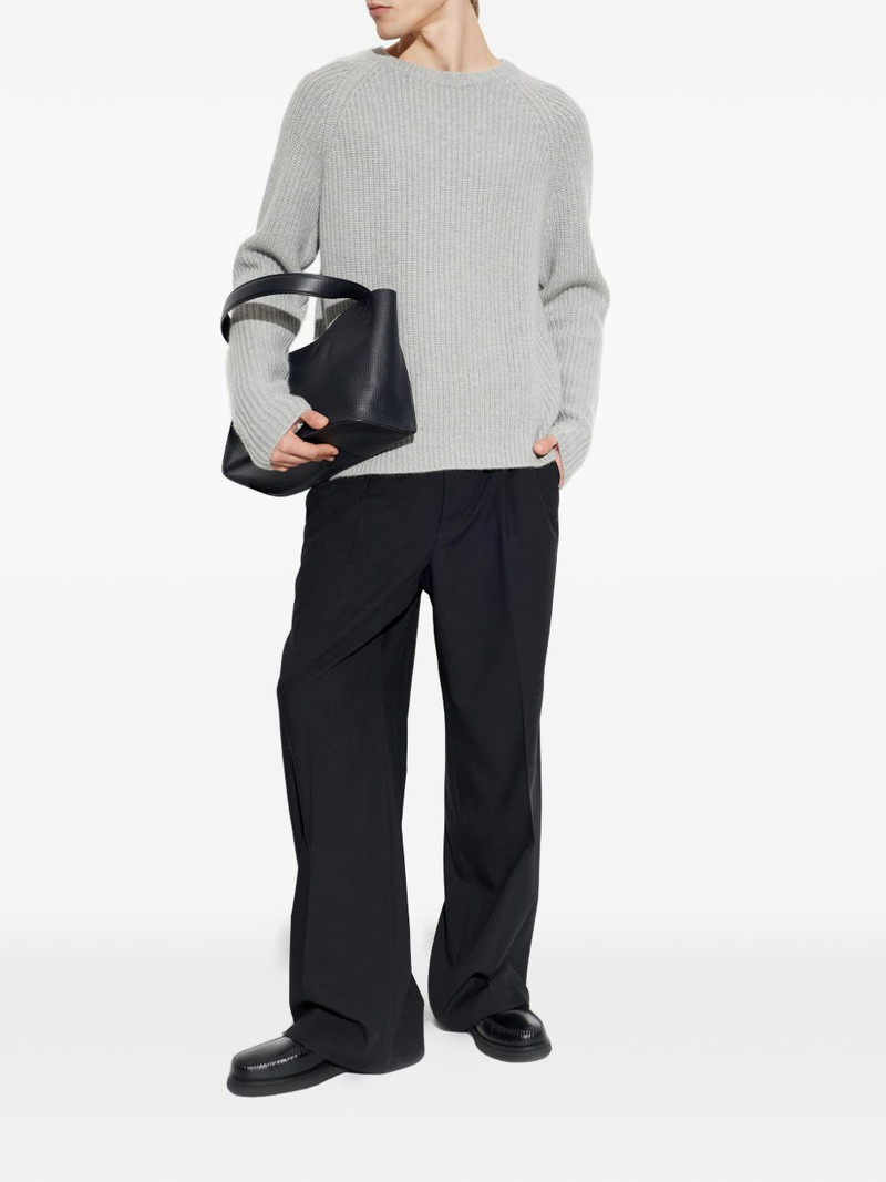 LISA YANG raglan-sleeve crew-neck sweater outlook