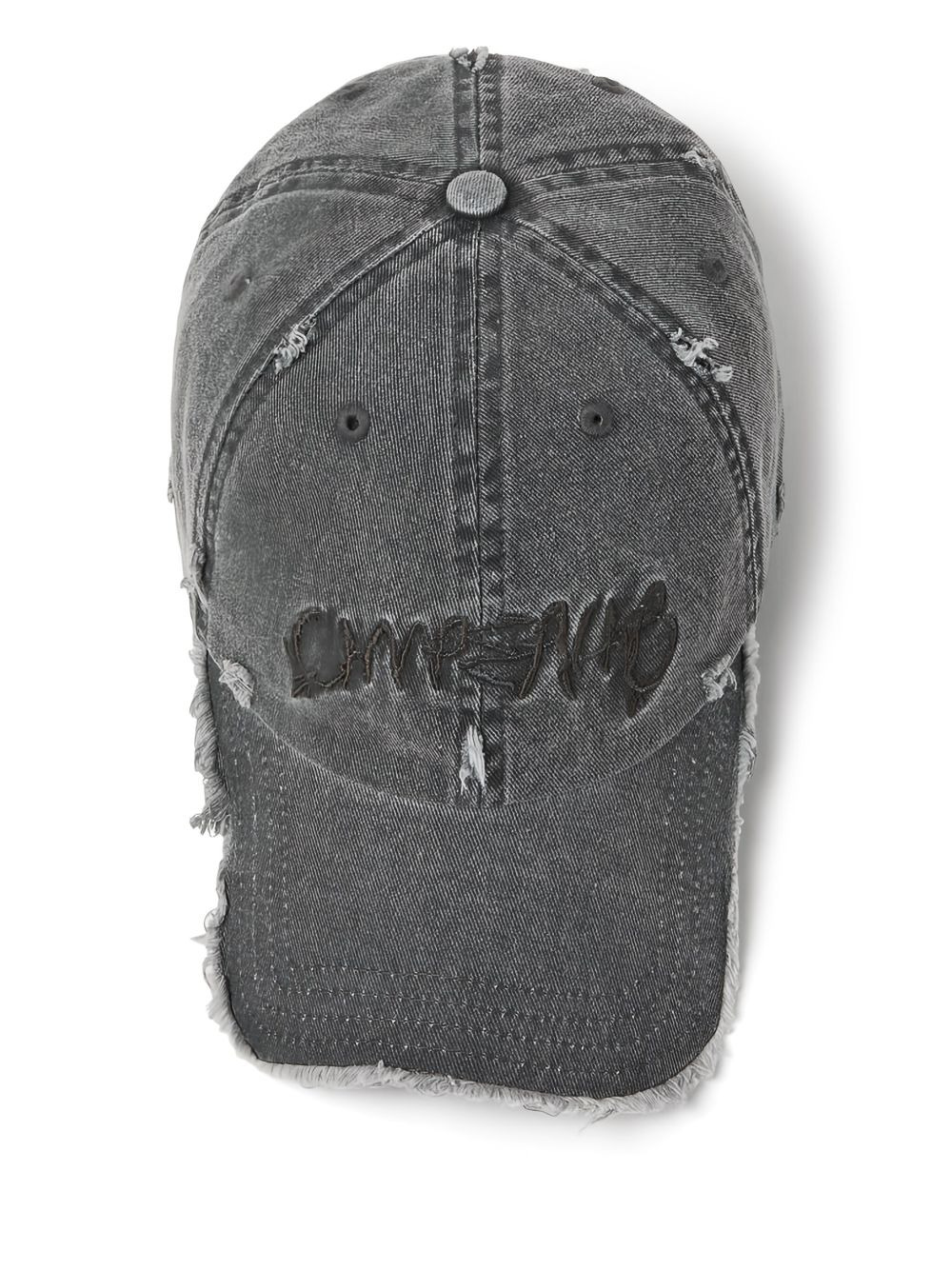 logo-embroidered cap - 3