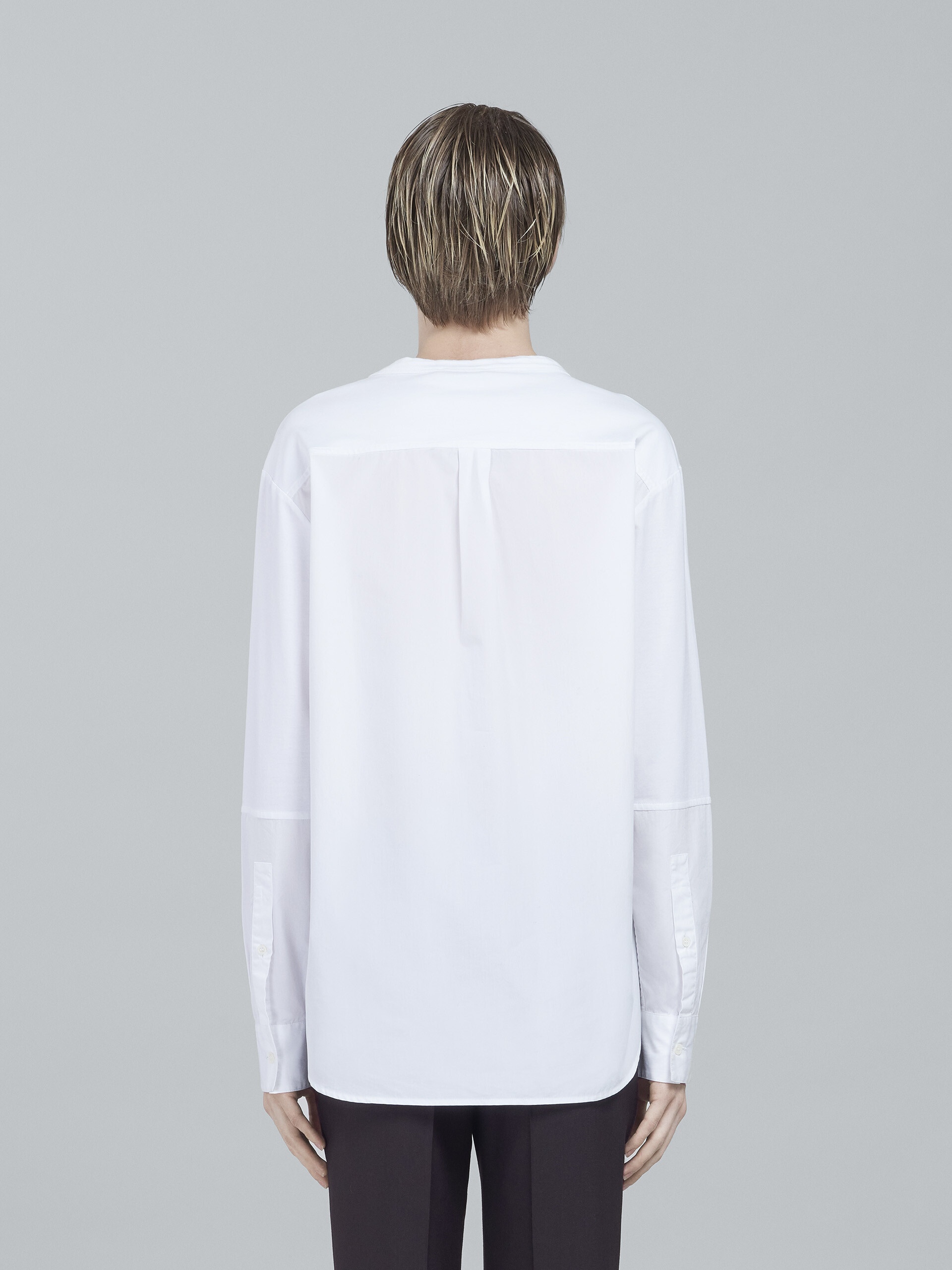 BIO COTTON JERSEY AND POPLIN T-SHIRT - 3