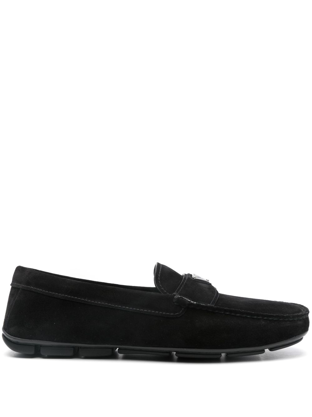 logo-plaque loafers - 1