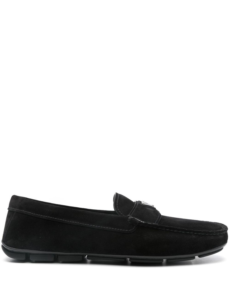logo-plaque loafers 1