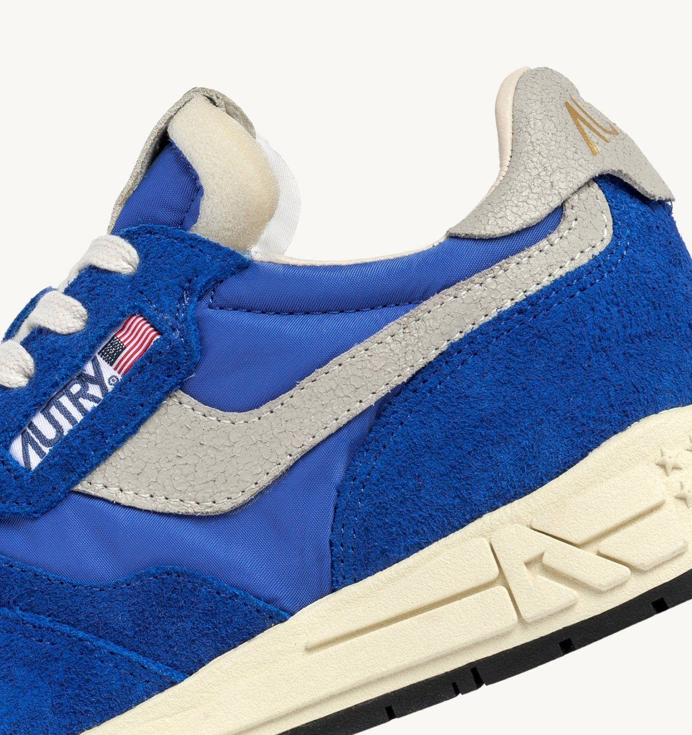 REELWIND LOW SNEAKERS IN BLUE NYLON AND SUEDE - 6