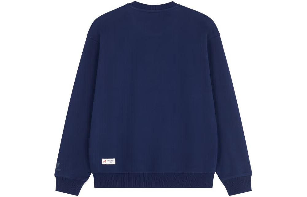 New Balance Fleece Crew Sweater 'Blue White' 5CD38091-NV - 2