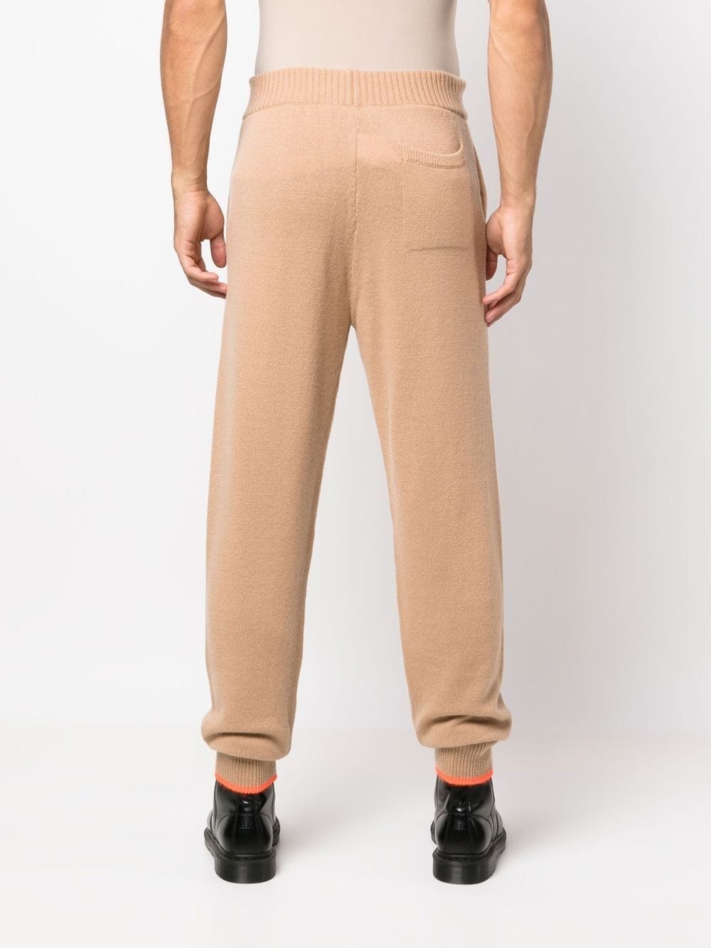 tapered-leg cashmere-wool joggers - 4