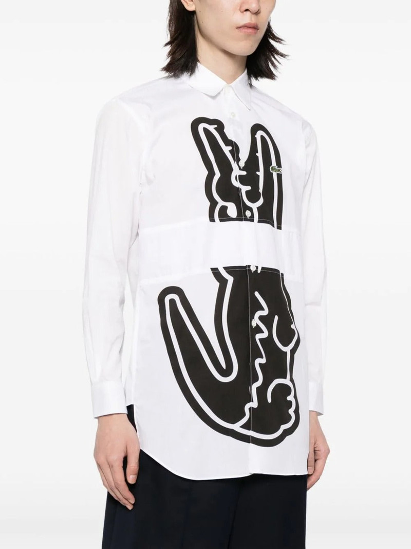 Lacoste X CDG Shirt Pattern Shirt 3